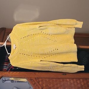 Lucky Brand Yellow Sweater